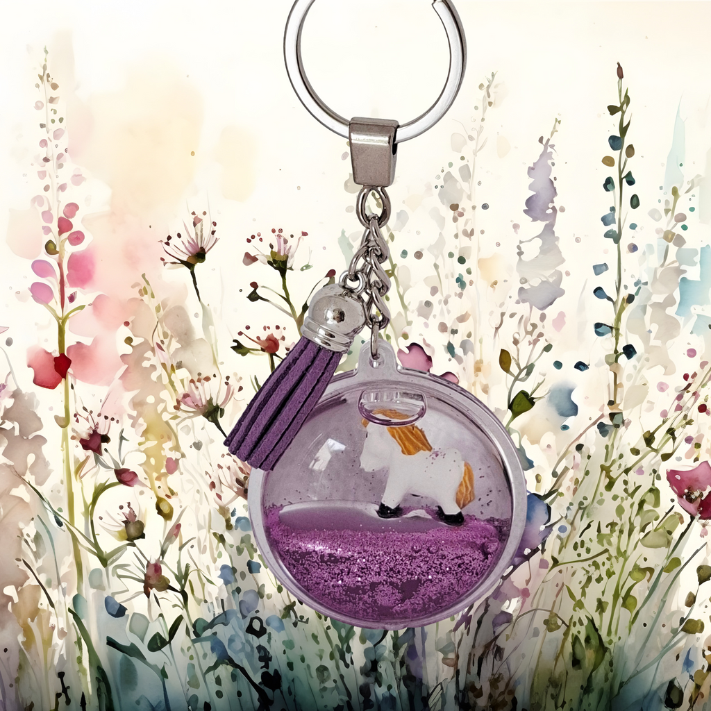 SANNES - Calendario dell'Avento con 12 portachiavi / charm da borsa