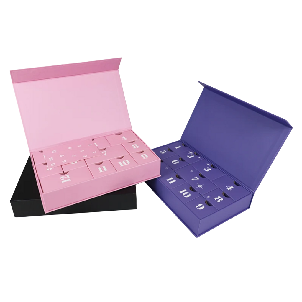 SANNES - Calendario dell'Avento con 12 portachiavi / charm da borsa