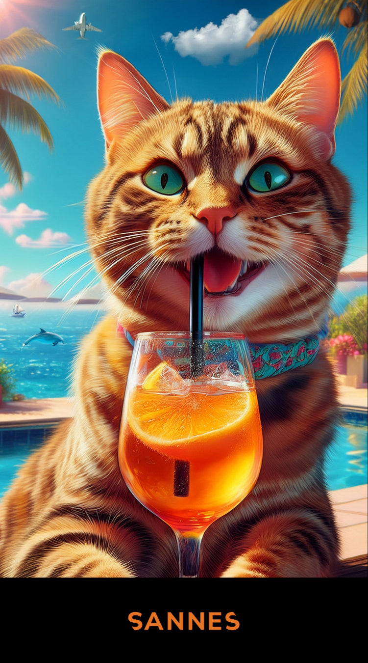 Strandtuch KATZE