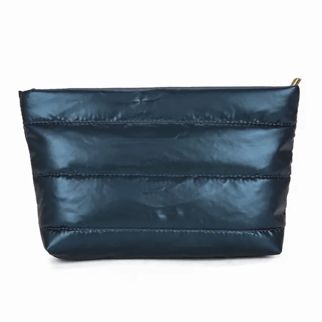 Borsa cosmesi di velluto a coste