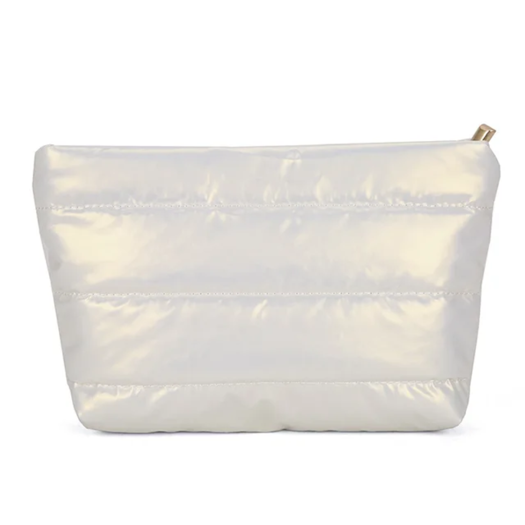 Borsa cosmesi di velluto a coste