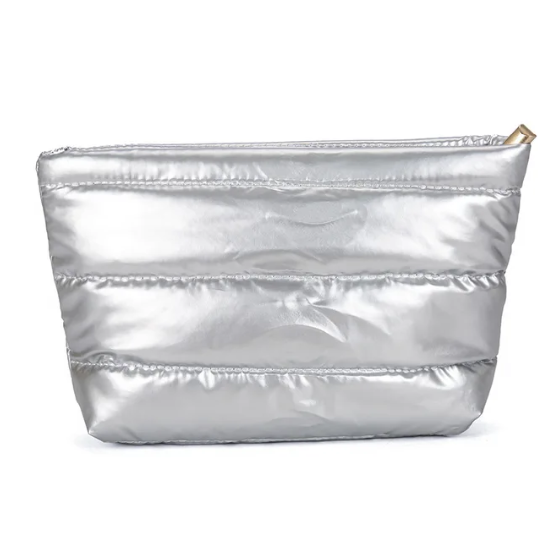 Borsa cosmesi di velluto a coste