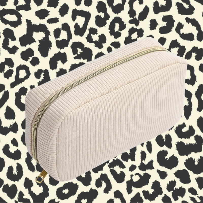 Kosmetiktasche aus Cord